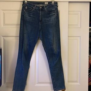 Barely Worn AG straight slim leg jean size 30!